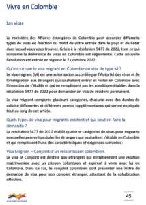 Guide expatriation Colombie
