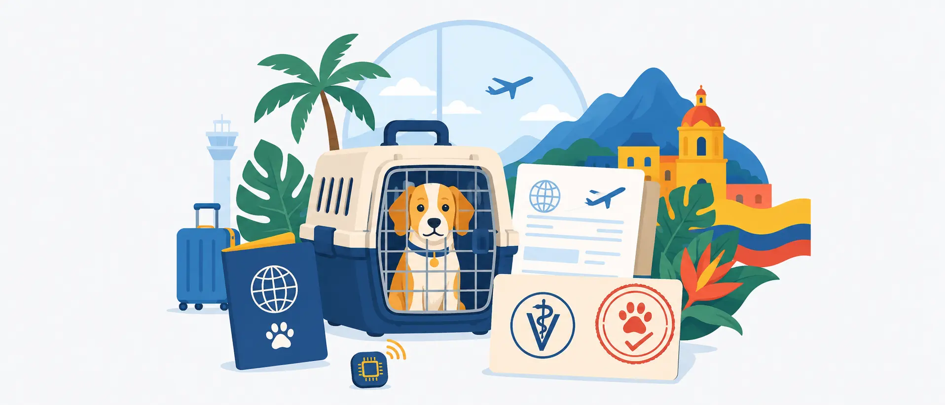 Voyager en Colombie avec son animal de compagnie : formalités et conseils